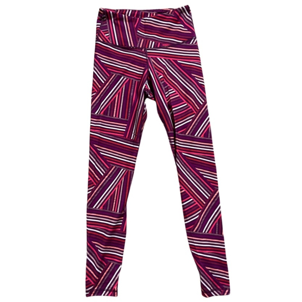 Old Navy Active Go-Dry High Rise Striped Leggings
